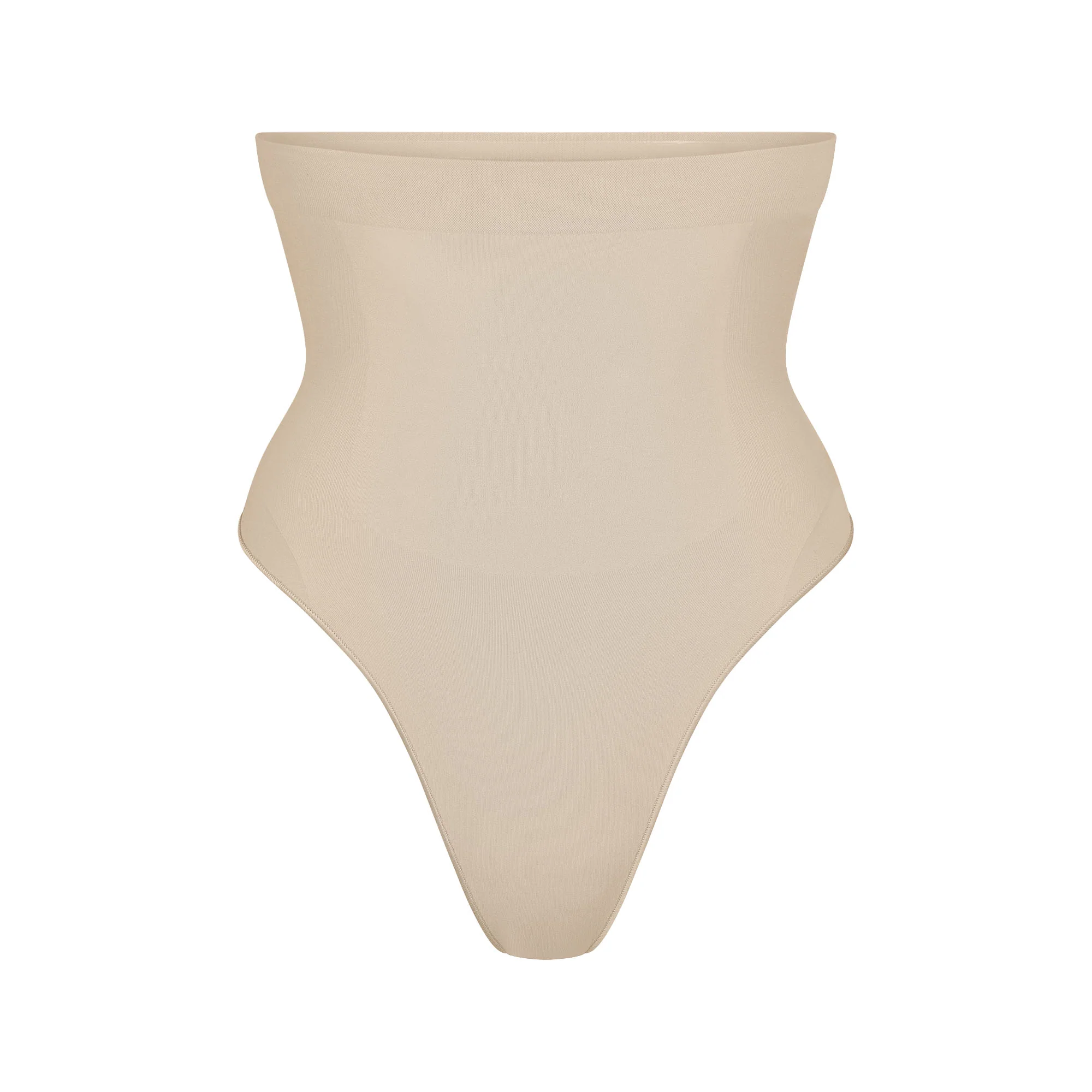 SEAMLESS SCULPT HIGH-WAISTED THONG | ONYX