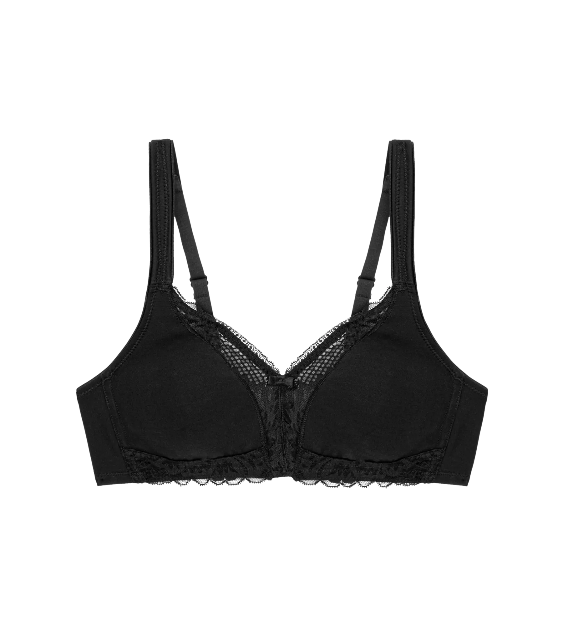 Modern Lace+Cotton  Non-wired bras