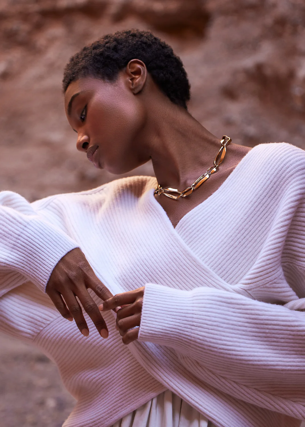 Éole Chain-Edition 24 carat gold gilded