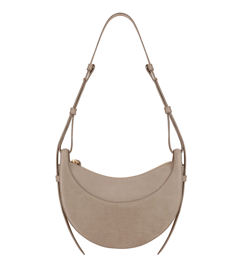 Numéro Dix - Crocodile Nubuck Taupe