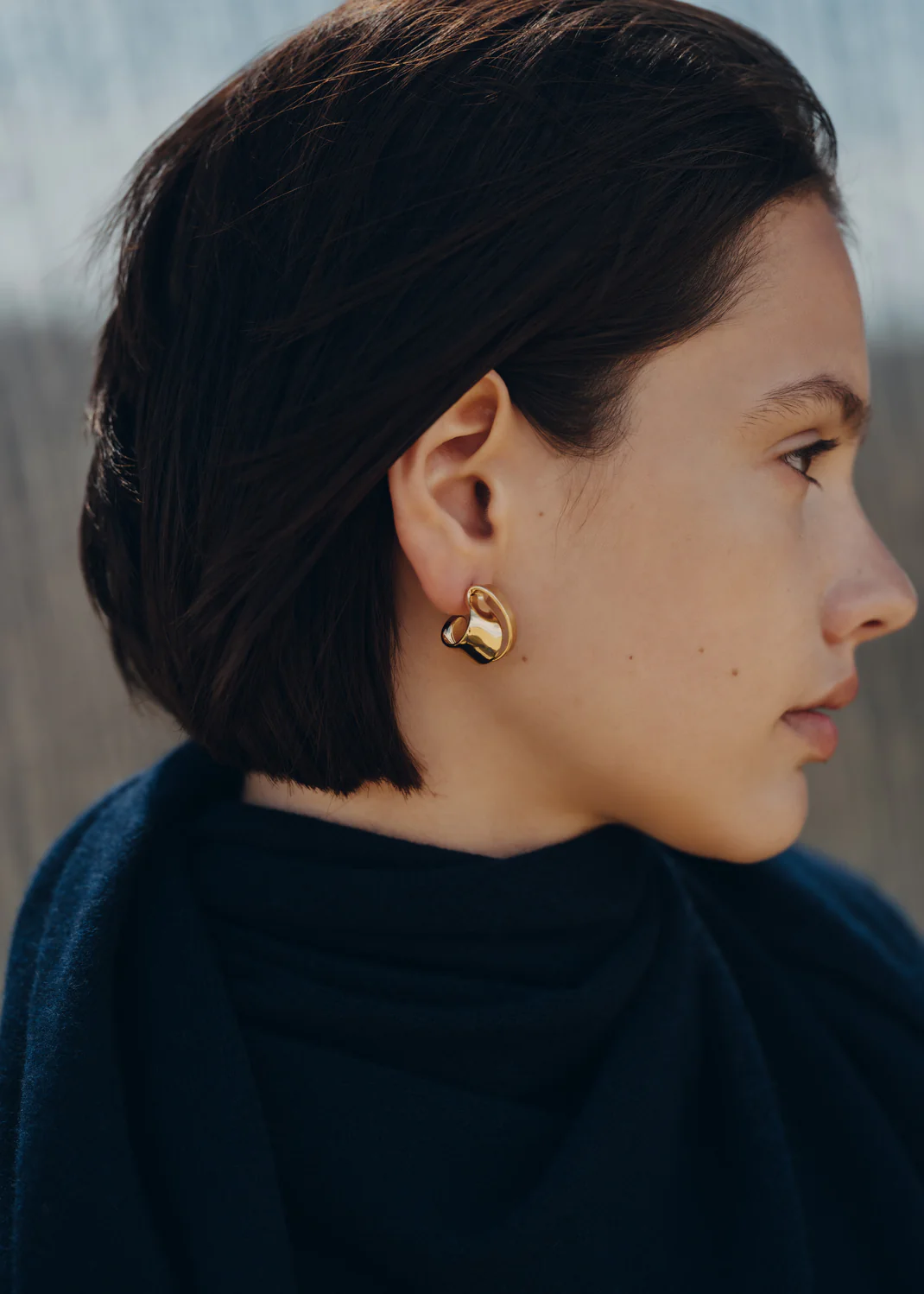 Éole Curled Earrings-Edition gilded edition