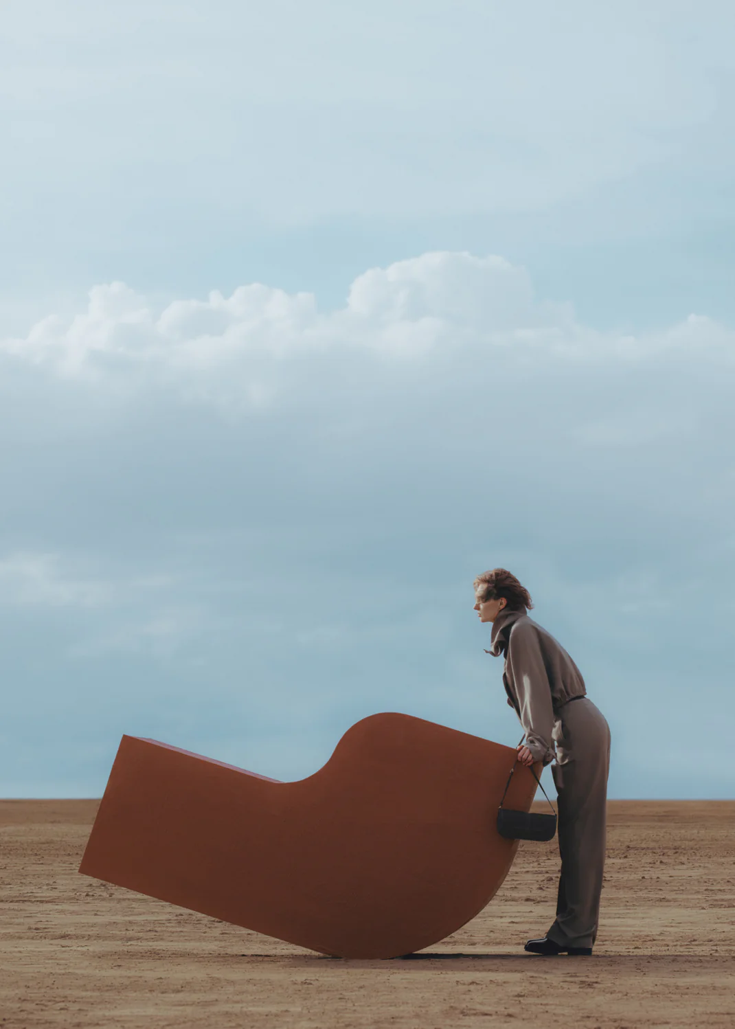 Osmo-Edition Smooth Black with Ecru Stitching