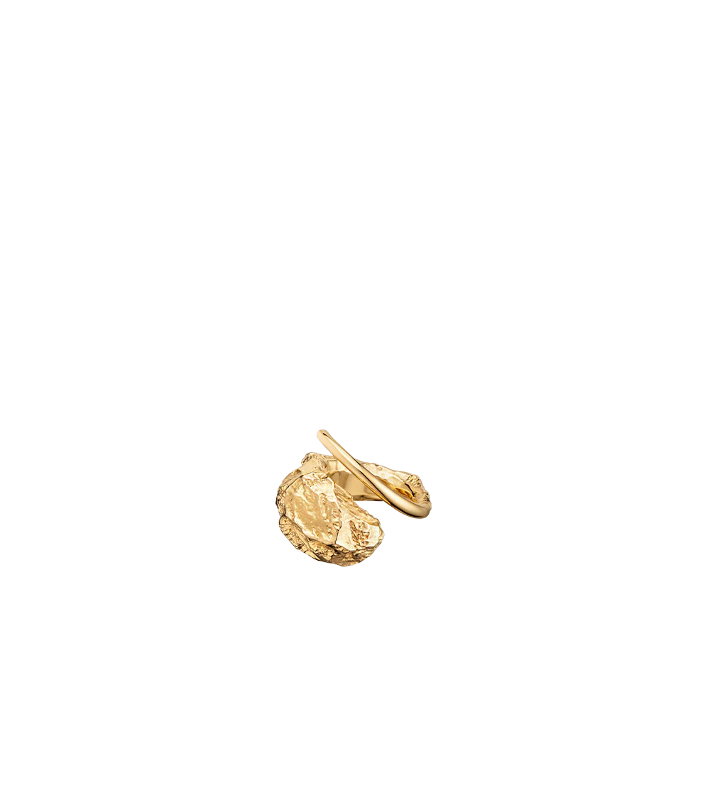 Eroz Ring-Edition 24 carat gold gilded
