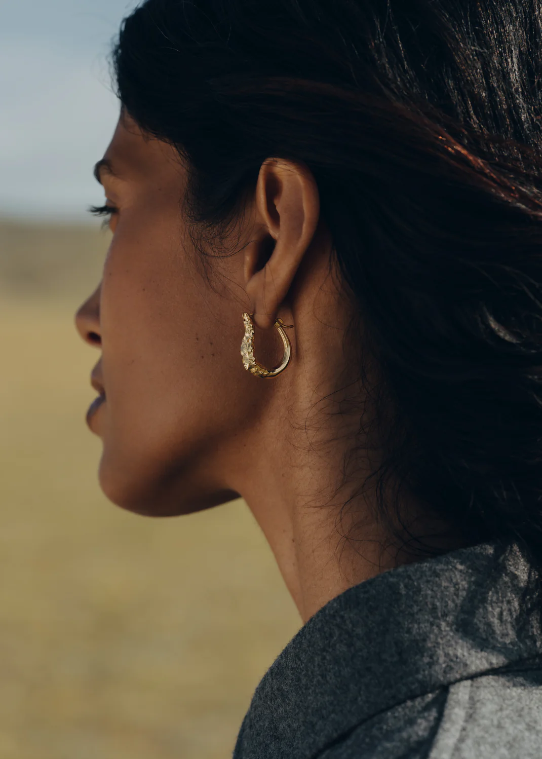Eroz Slim Hoop Earrings-Edition gilded edition
