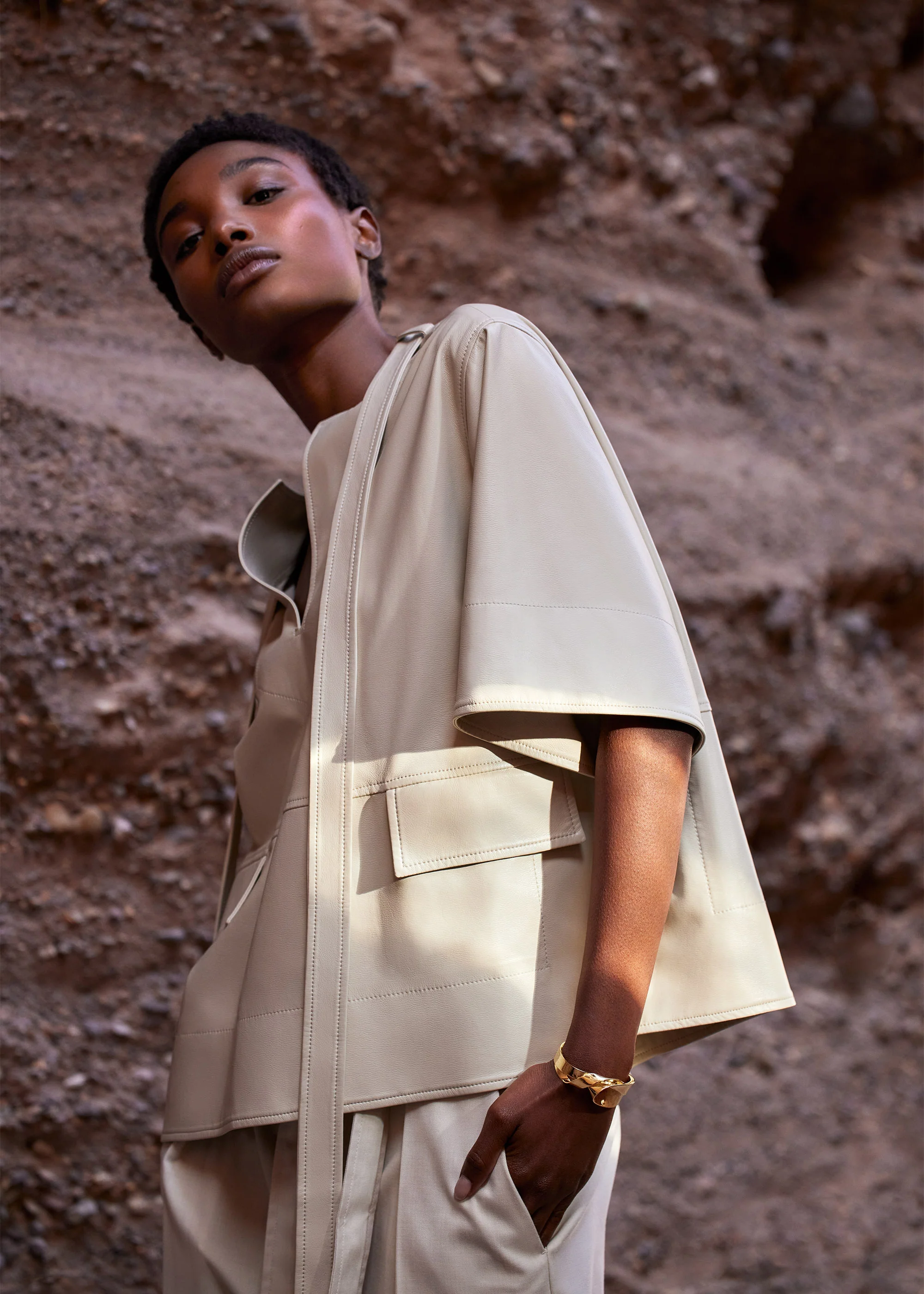 Éole Cuff-Edition 24 carat gold gilded