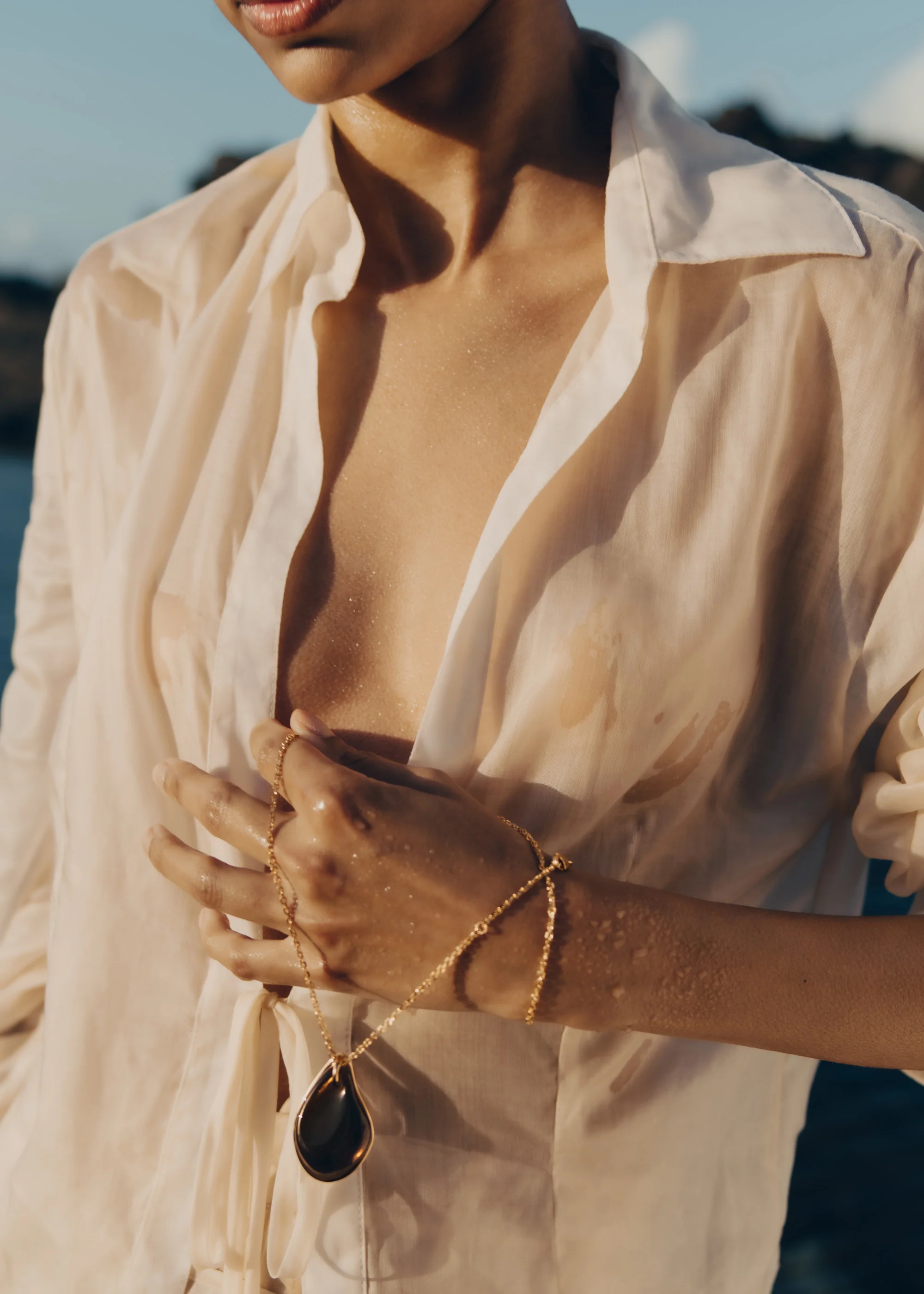 Pendant Naé-Edition Smoked glass