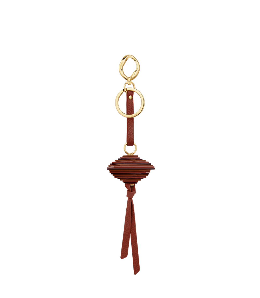 Scala Keyring - Trio Burgundy