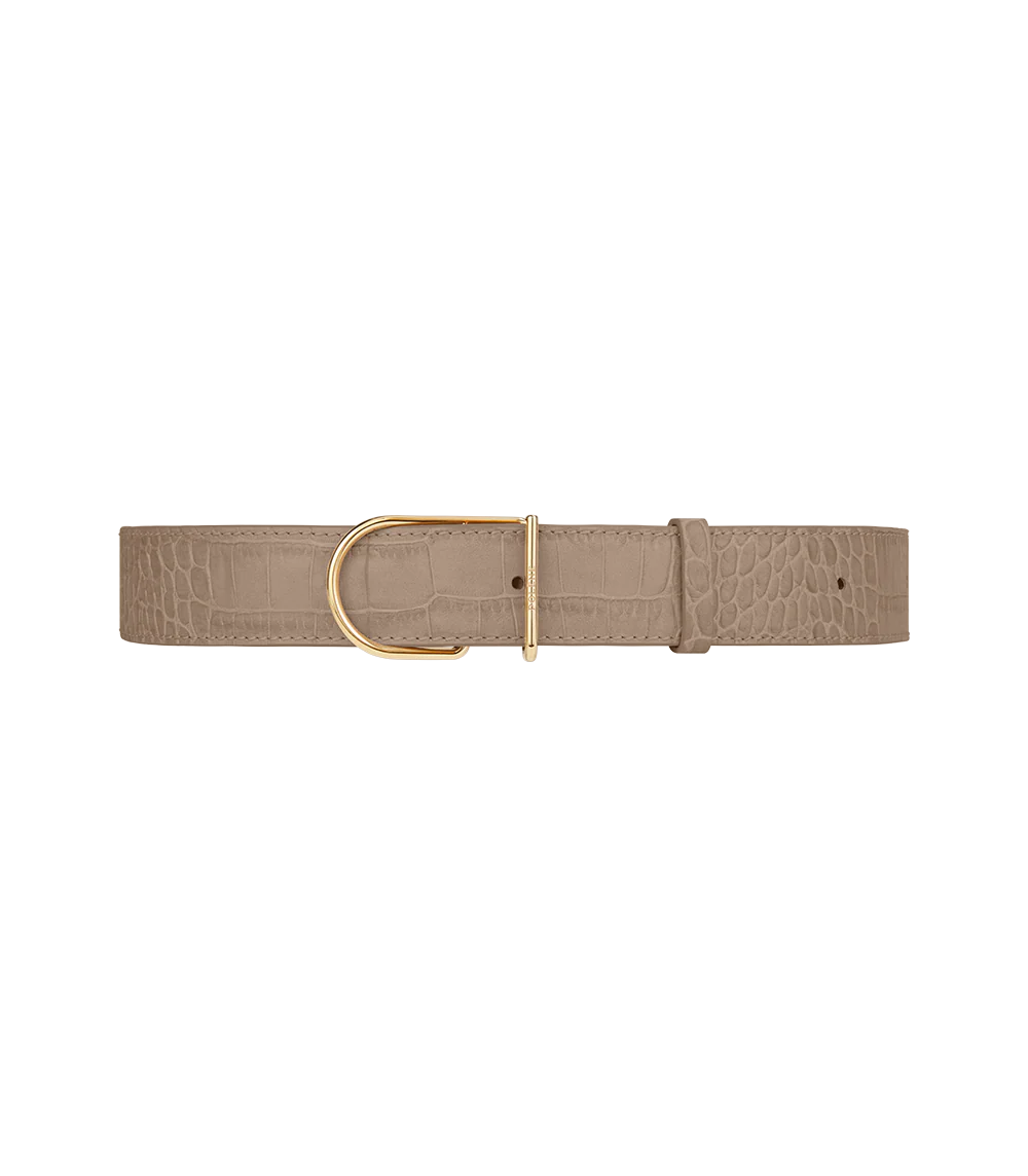 Umi Belt-Edition Taupe Croco
