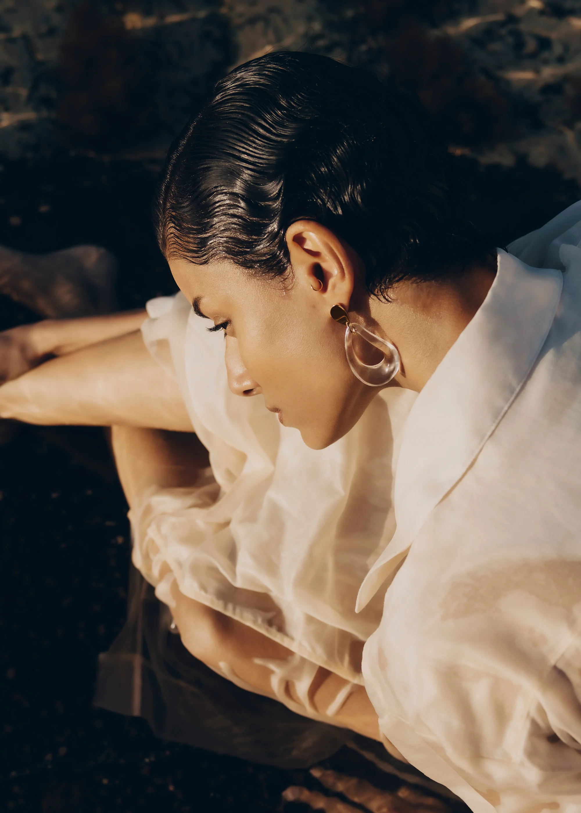 Drop Earrings Naé-Edition Glass