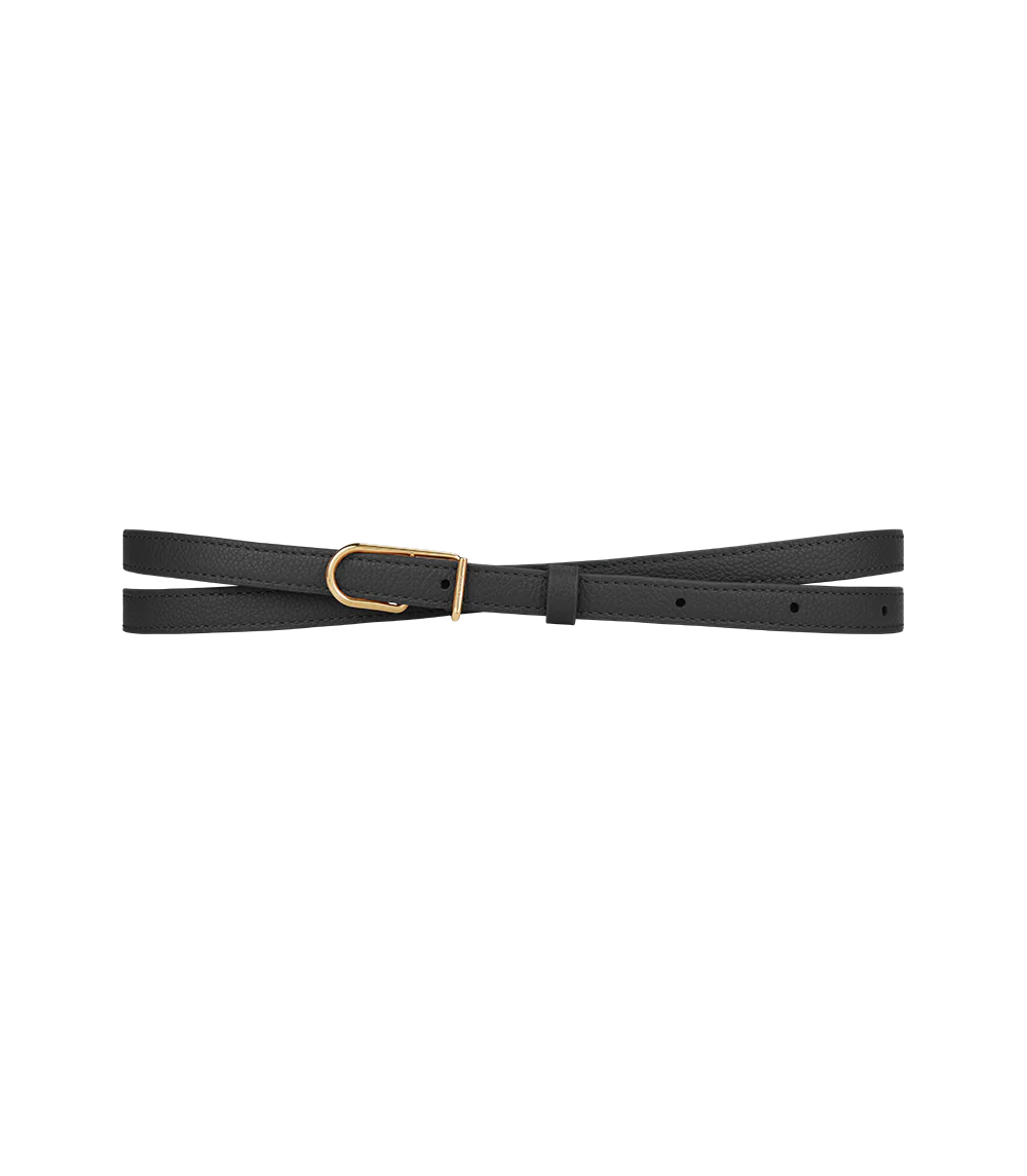 Thin Umi Belt-Edition Textured Black
