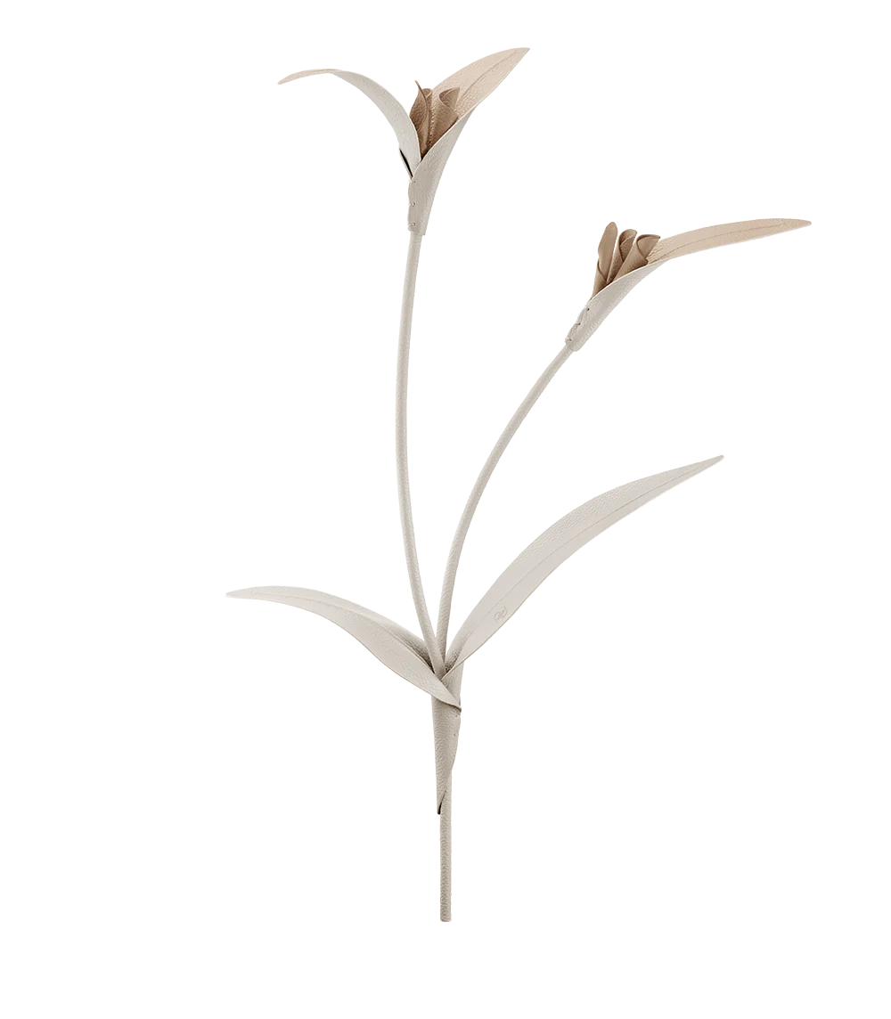 Touka Flower - Textured Trio Chalk