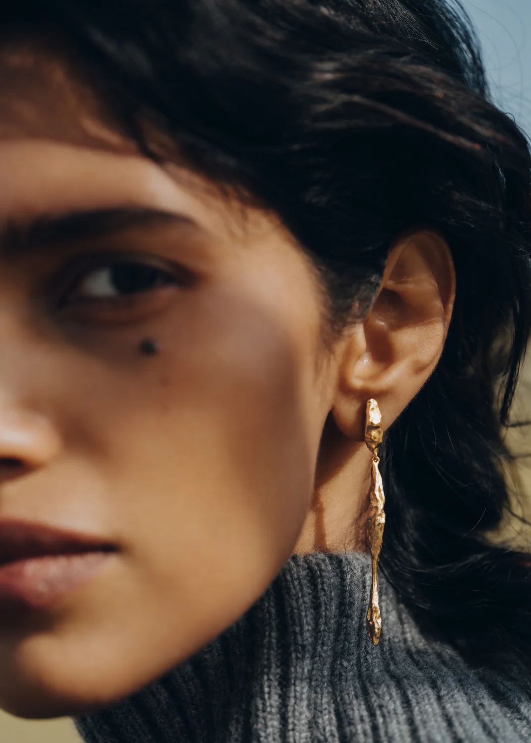 Eroz Drop Earrings-Edition gilded edition