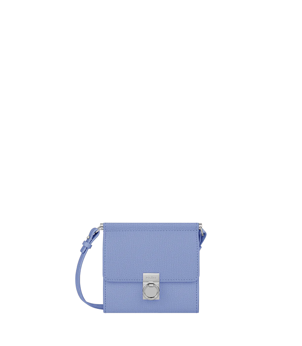 Numéro Sept Crossbody Wallet - Textured Lavender