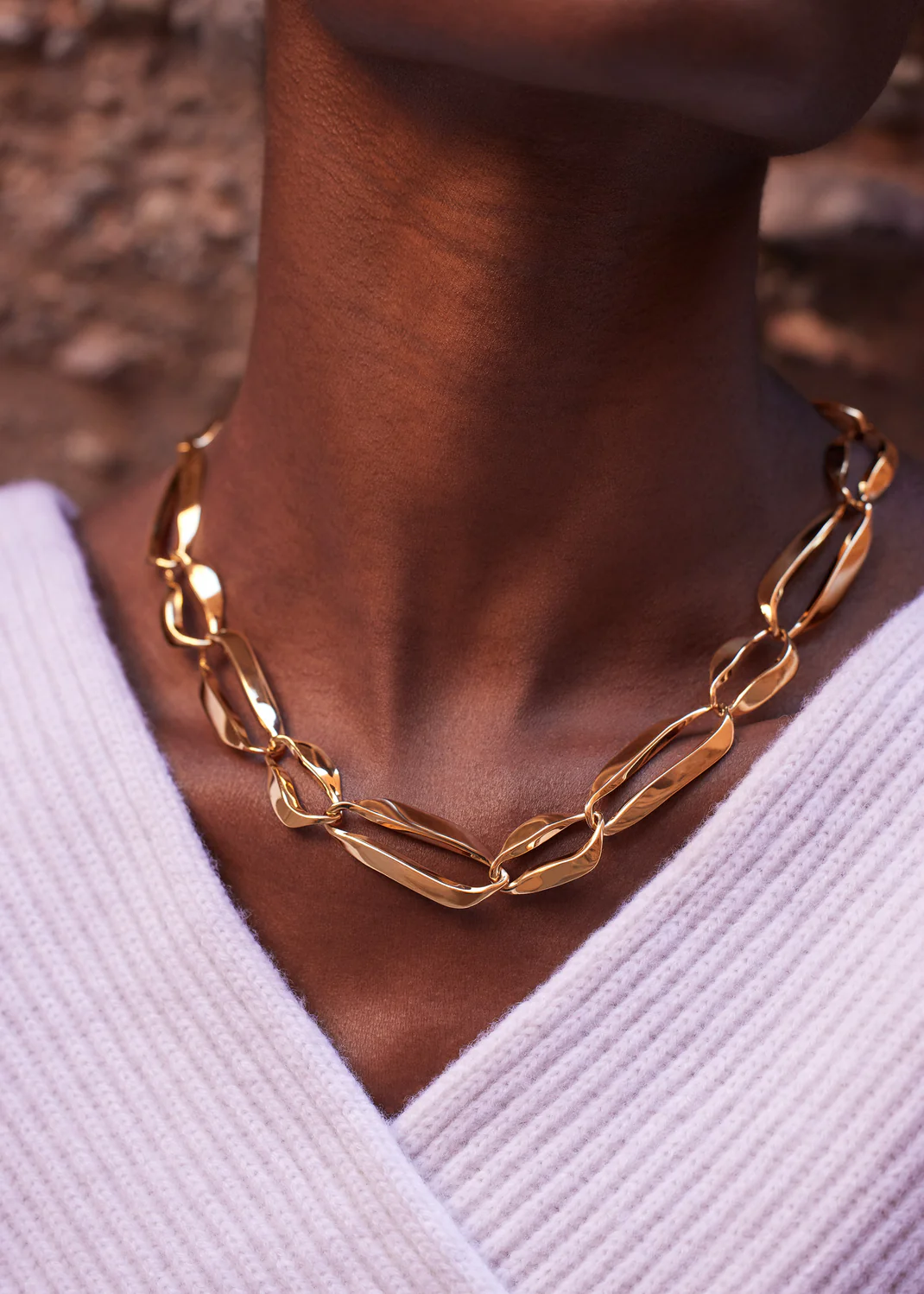 Éole Chain-Edition 24 carat gold gilded