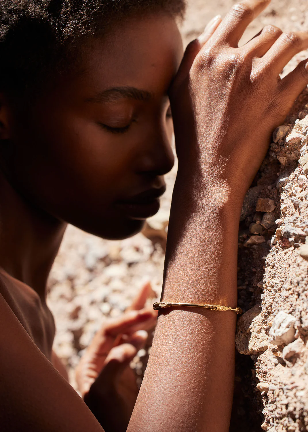 Éole Bangle-Edition 24 carat gold gilded