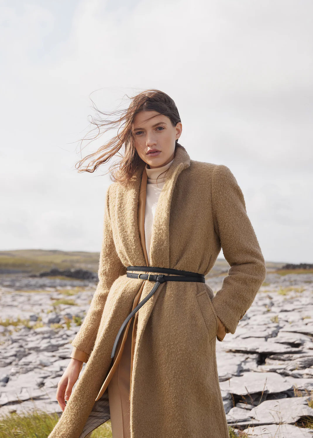 Thin Umi Belt-Edition Textured Black