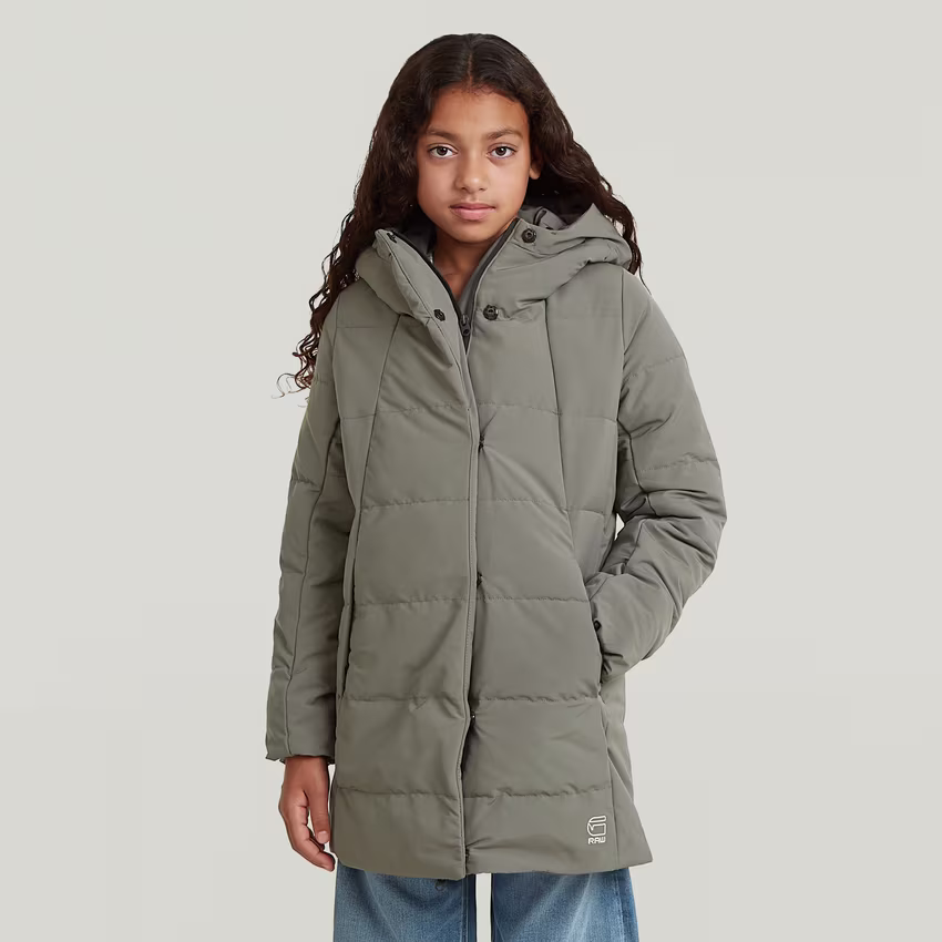 Girls Cayley Padded Long Jacket