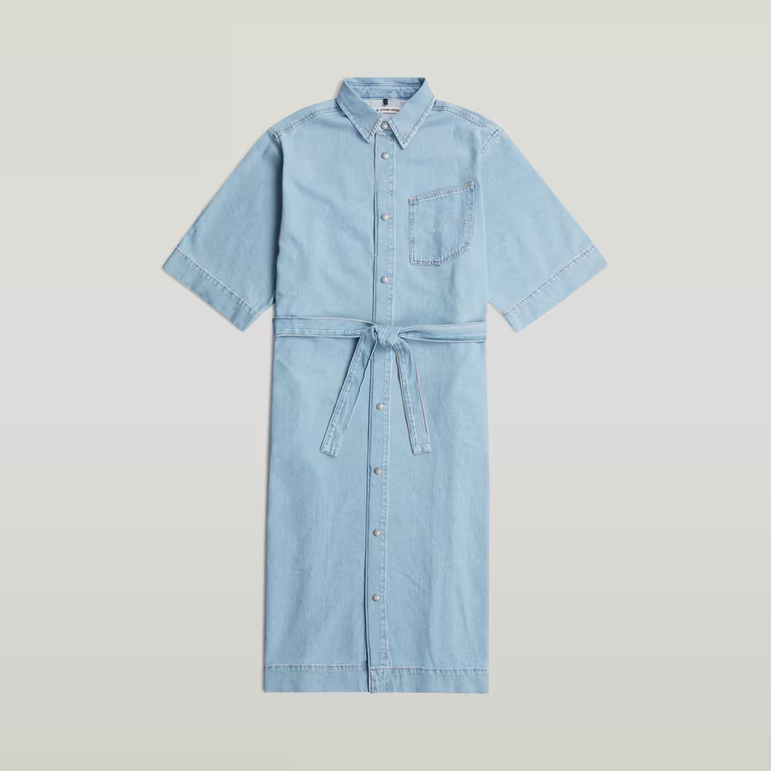 Carter Denim Shirt Dress