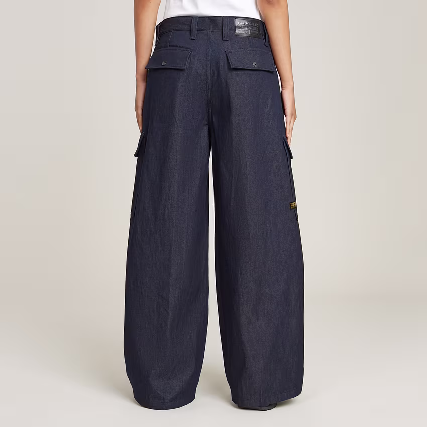 Mega Cargo Pants Denim