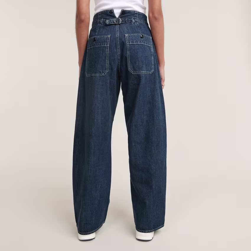 Barrel Utility High Loose Jeans