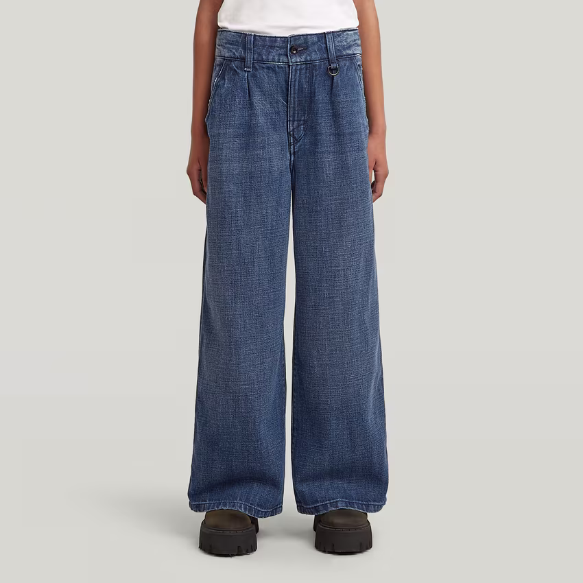 Girls Icon Skater Chino High Loose Jeans