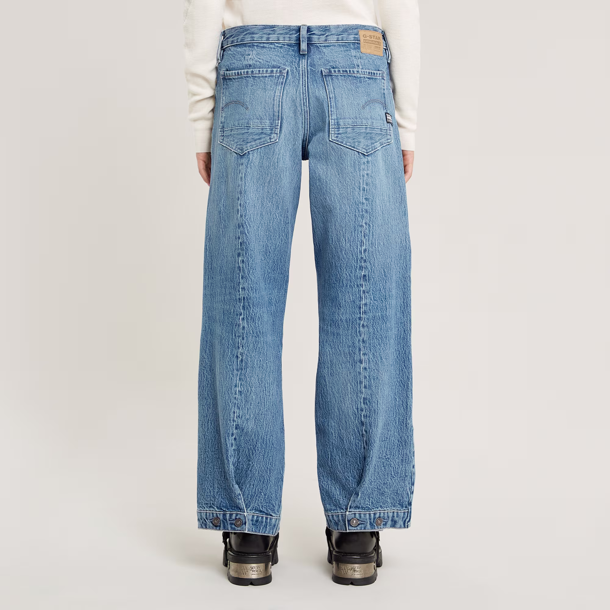 Judee Biker Low Waist Loose Jeans