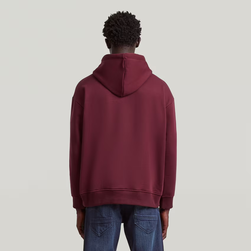 Heavy Embro Relaxed Hoodie Sweater