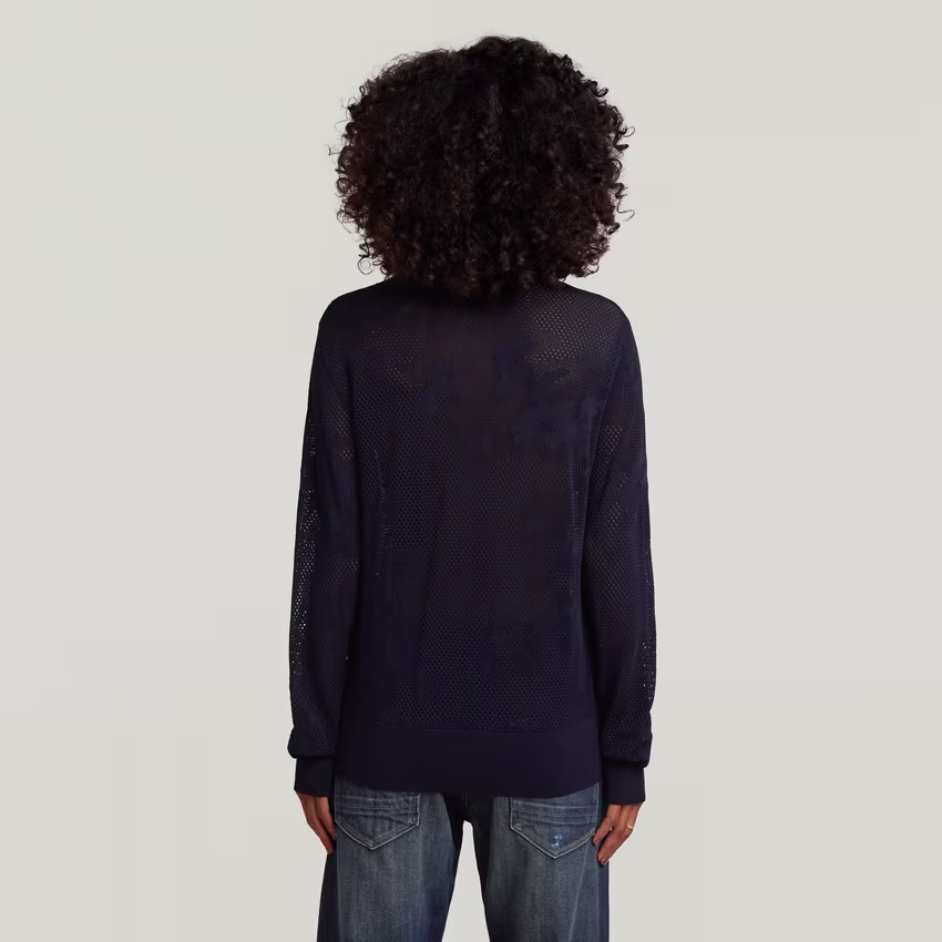 Pointelle Knit Pullover