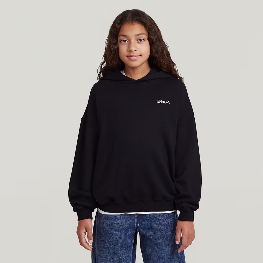 Girls Hooded Oversized Sweater