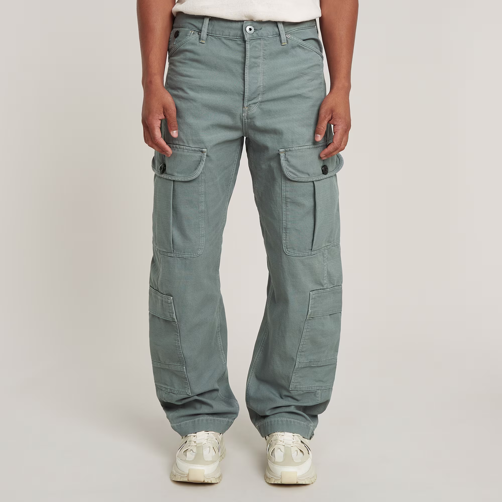 Bend 3D Cargo Loose Jeans