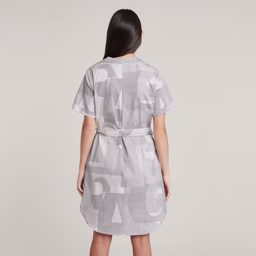 Belted Dress Side Slits