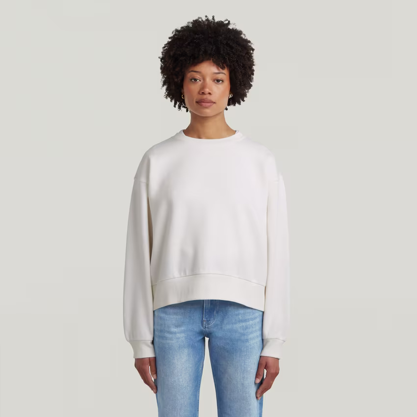 Premium Core Cropped Loose Sweater
