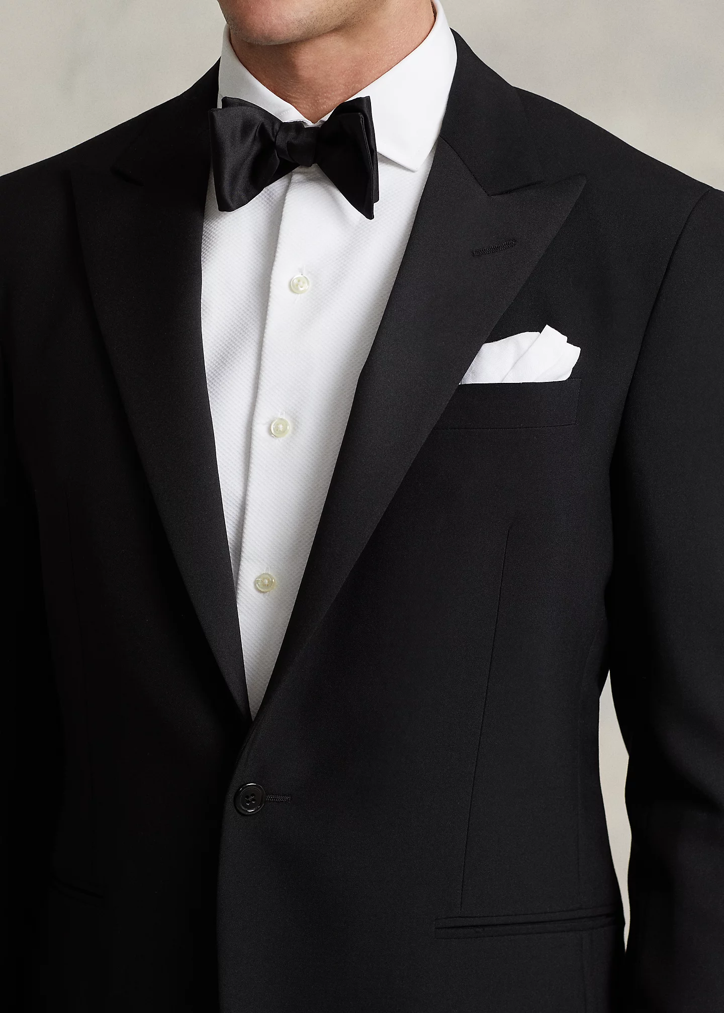 Polo Wool Barathea Peak Tuxedo