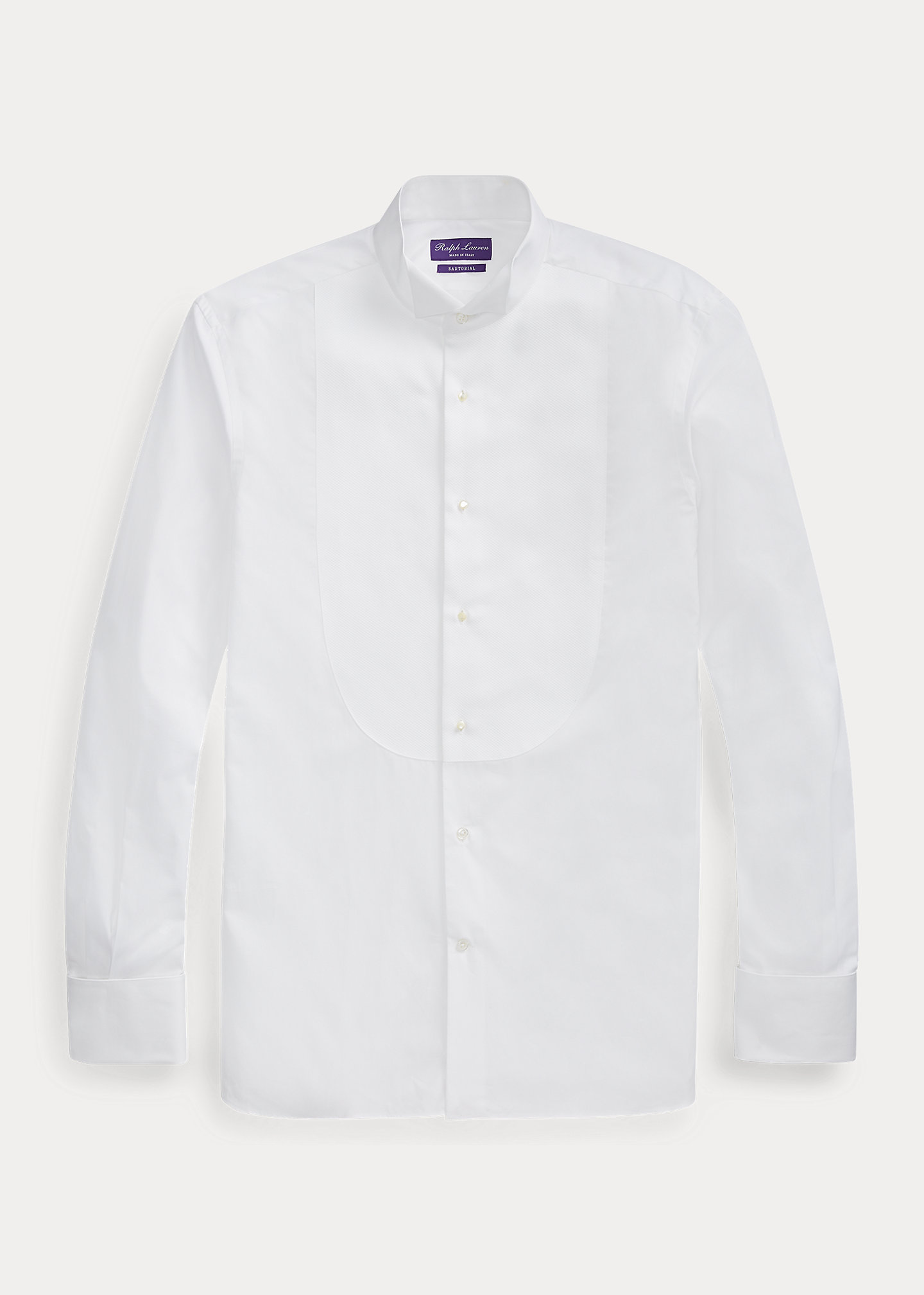 Wingtip-Collar Poplin Shirt