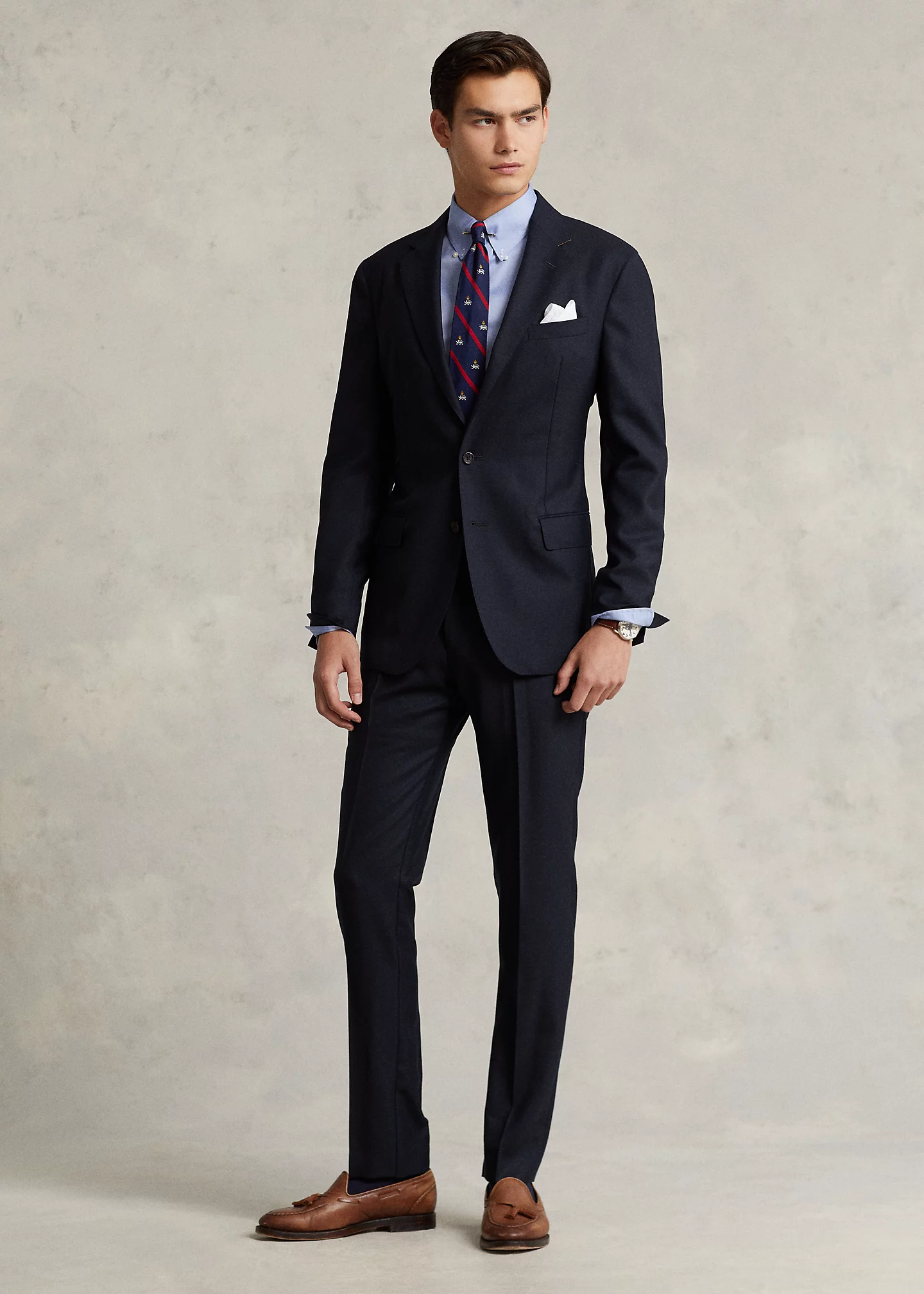 Polo Soft Tailored Wool Oxford Jacket