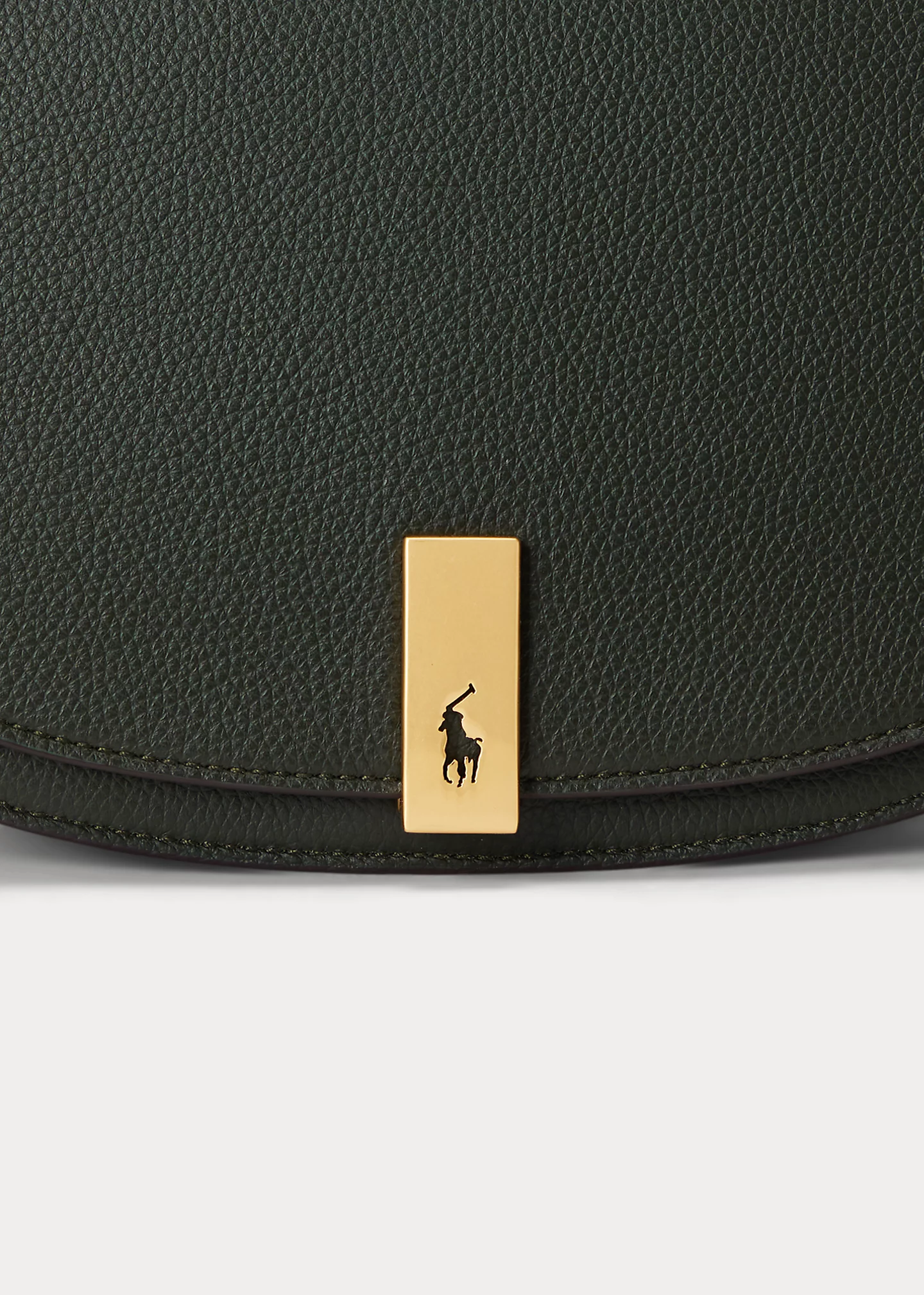 Polo ID Leather Saddle Bag