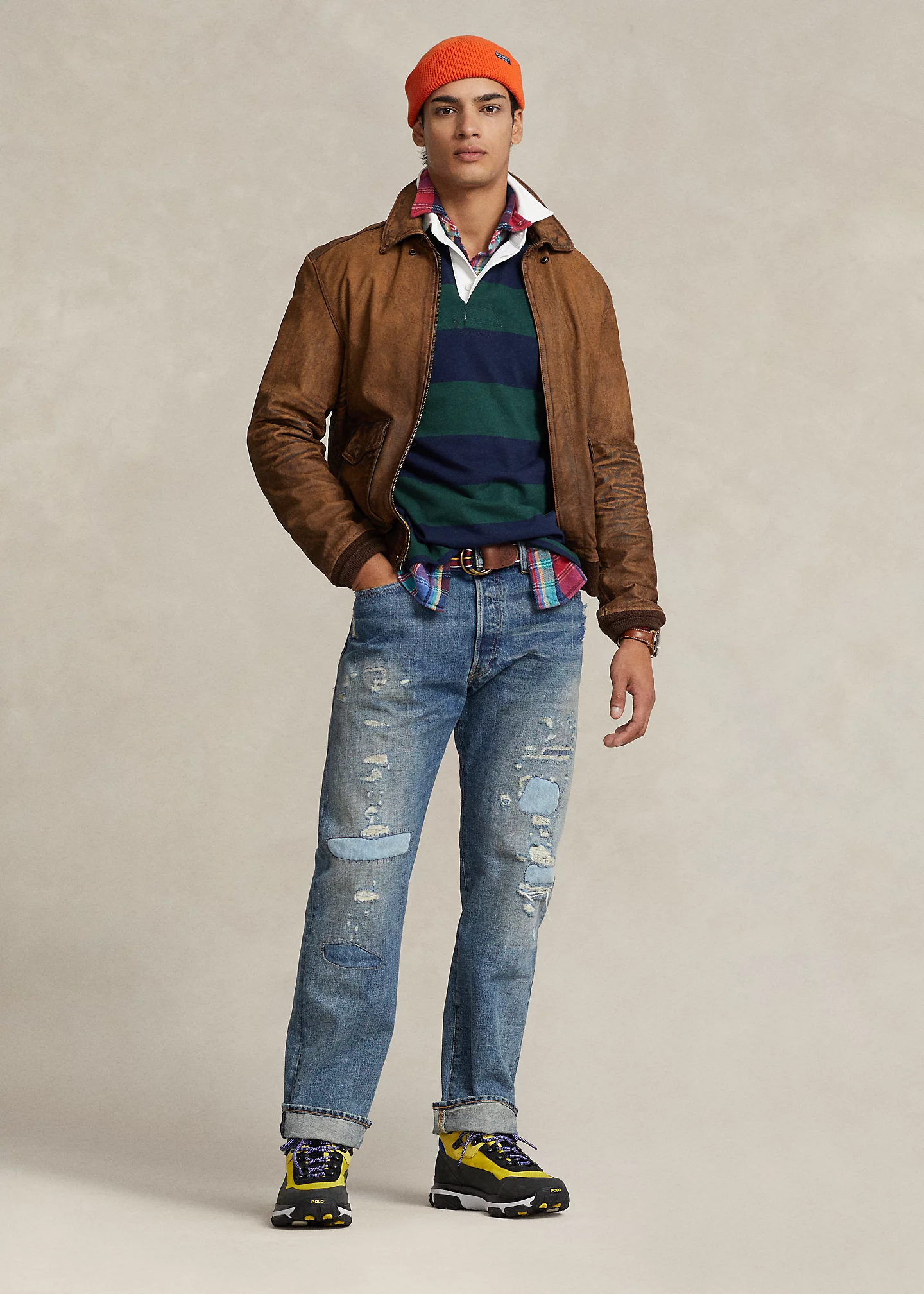 Leather Flight Jacket