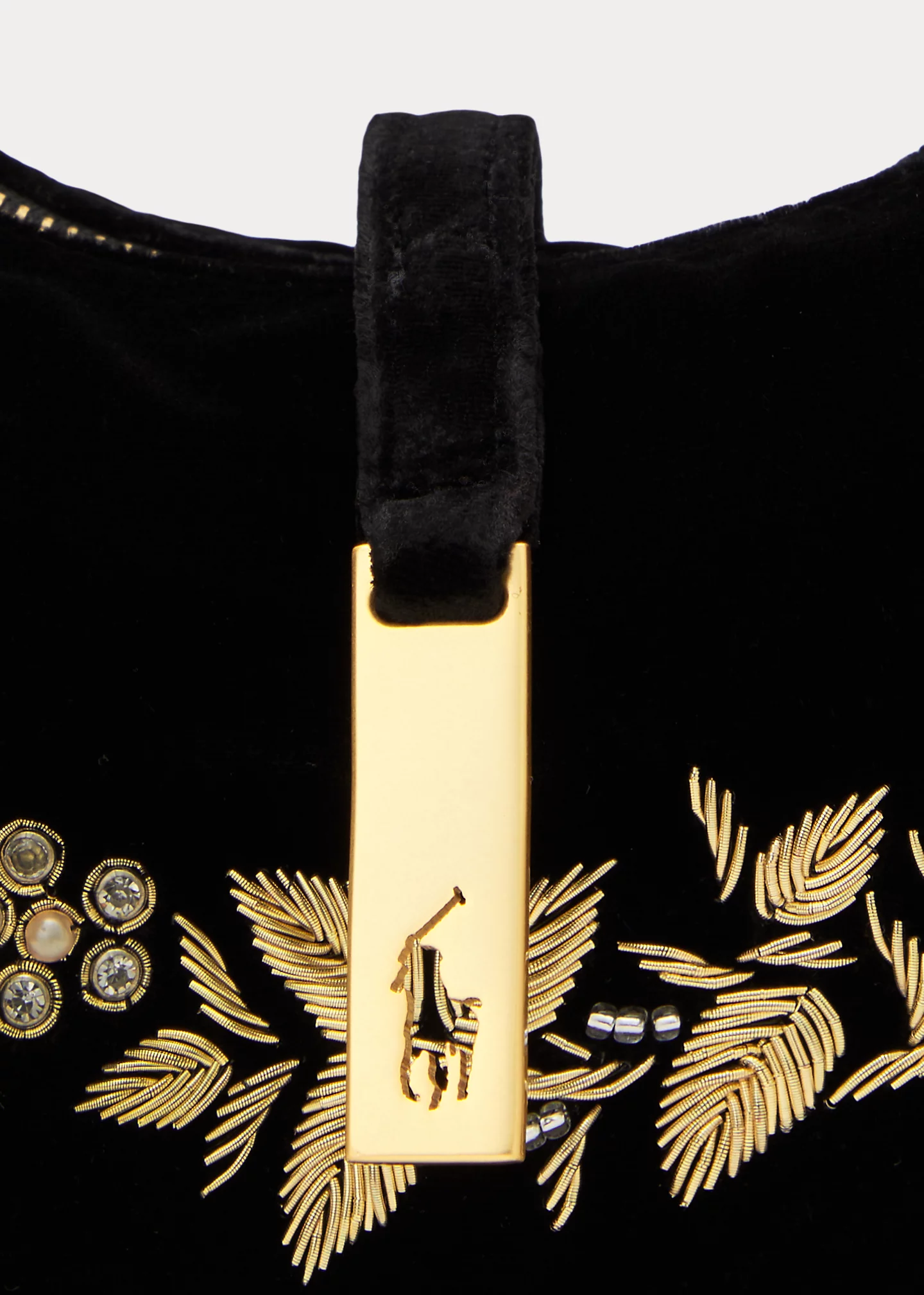 Polo ID Bullion Velvet Mini Shoulder Bag