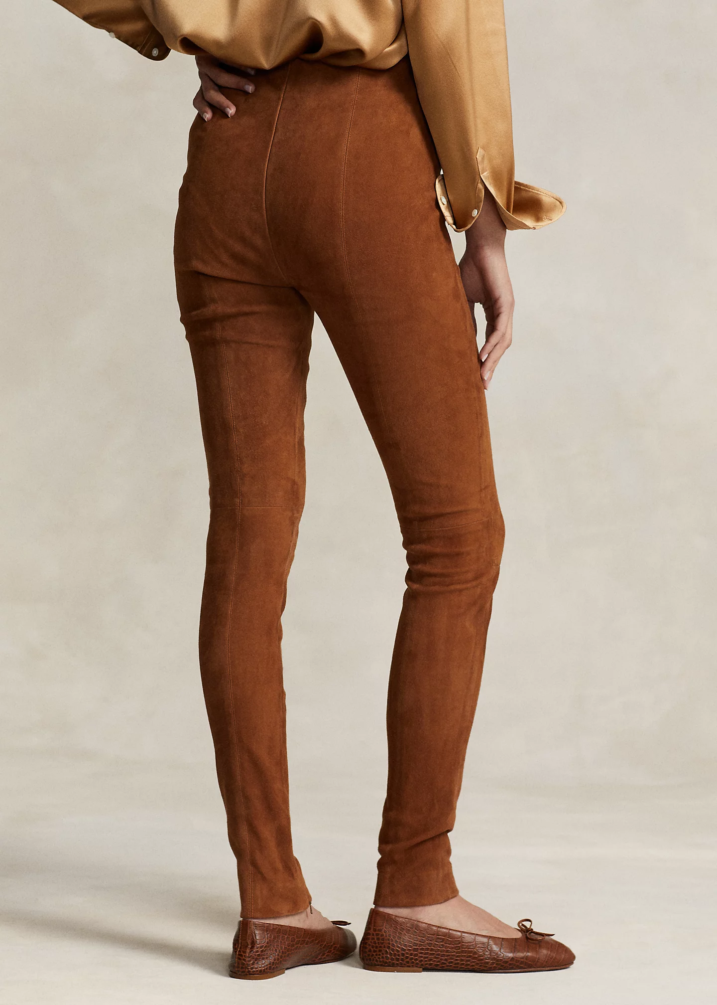 Lambskin Suede Pant