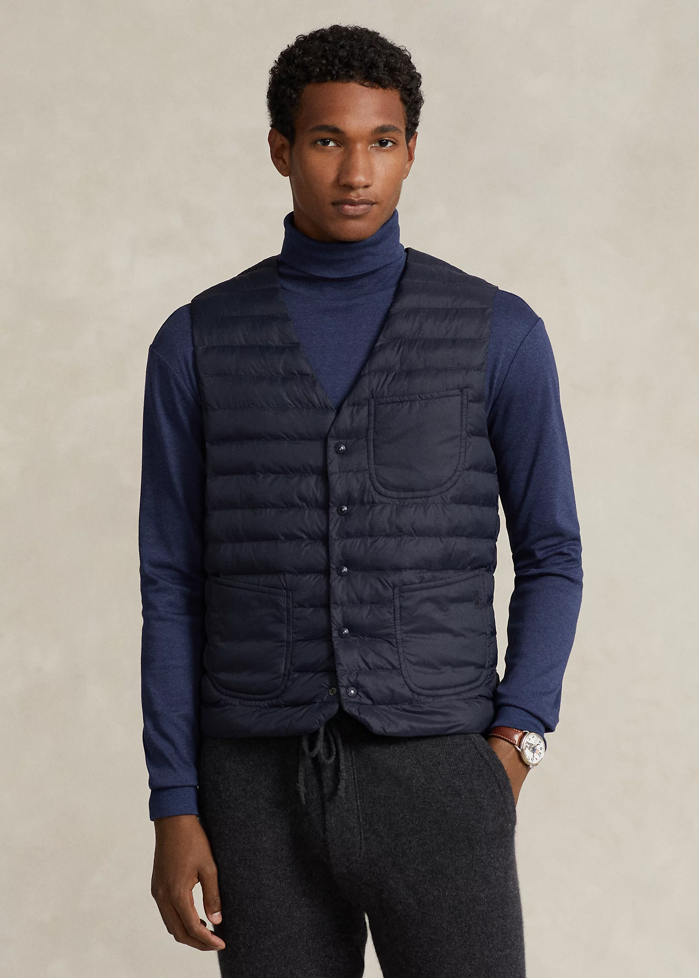 The Colden Water-Repellent V-Neck Vest