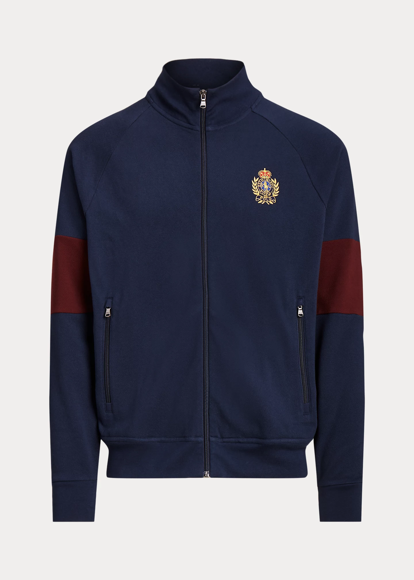 Polo Crest Big Pony Mesh Track Jacket