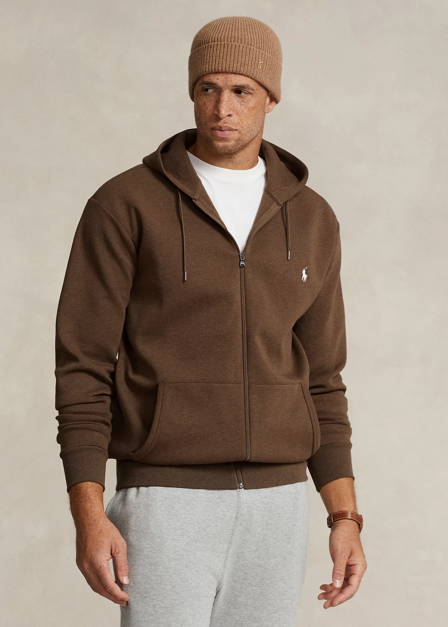 Double-Knit Full-Zip Hoodie
