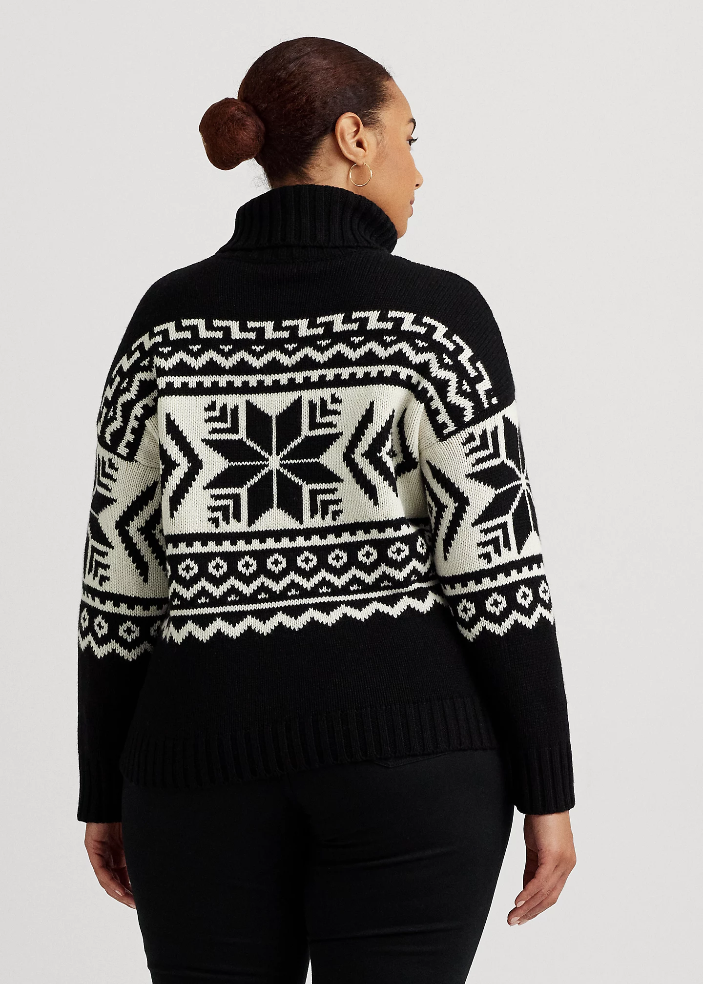 Fair Isle Wool-Blend Turtleneck Sweater