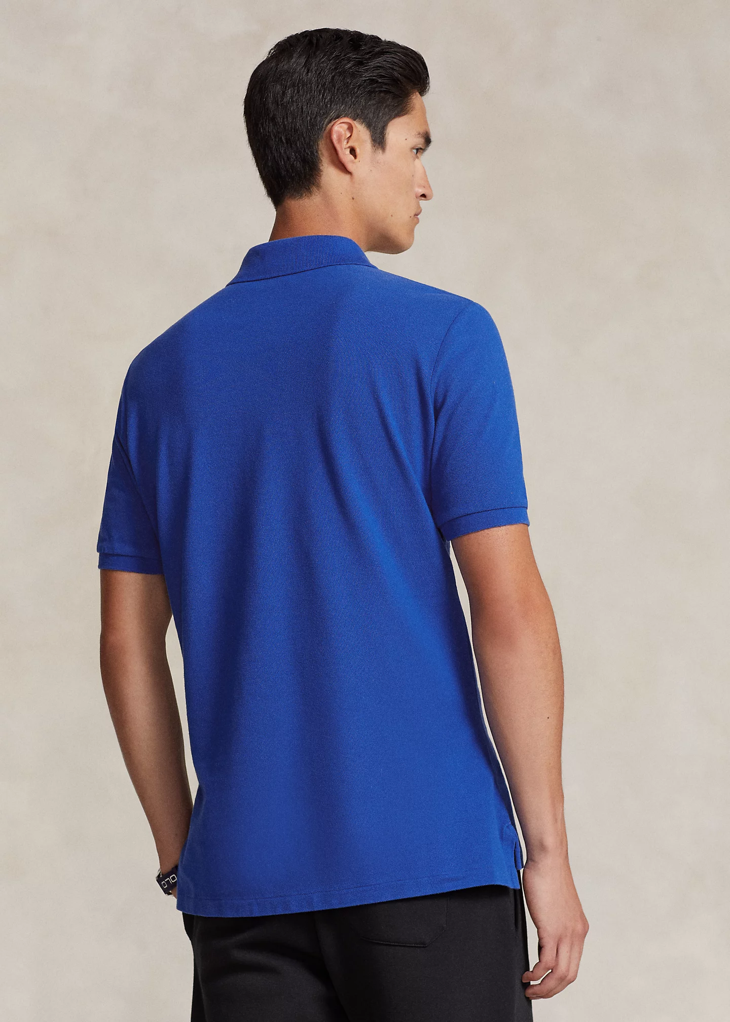 Classic Fit Big Pony Mesh Polo Shirt