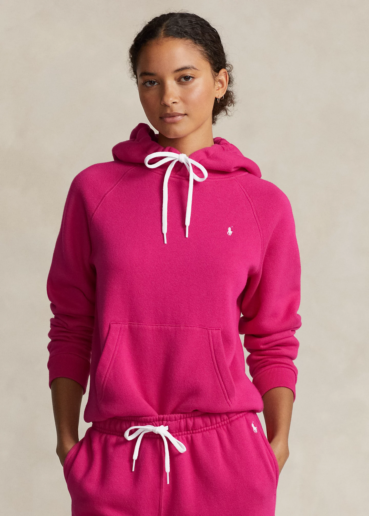 Shrunken Fit Fleece Hoodie