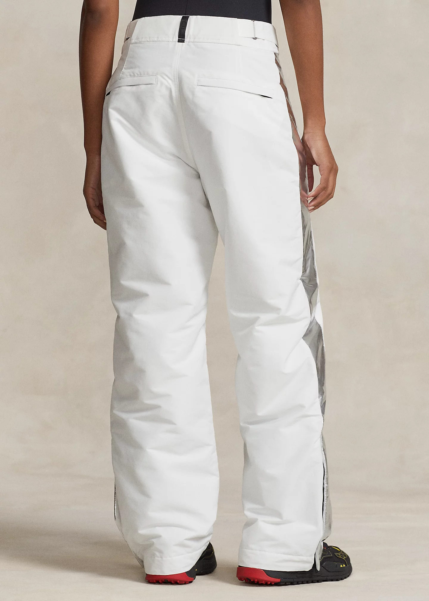 Water-Resistant Metallic-Panel Ski Pant