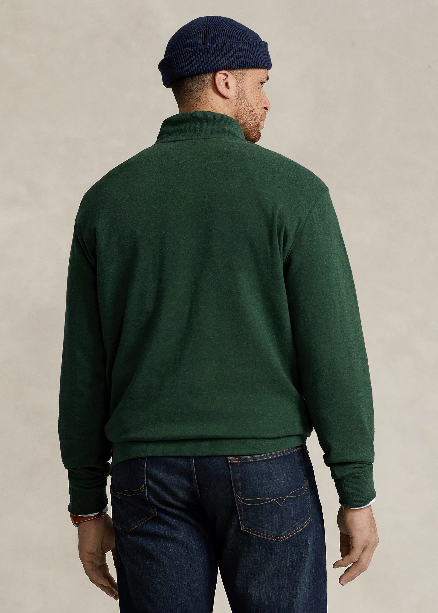 Luxury Jersey Quarter-Zip Pullover