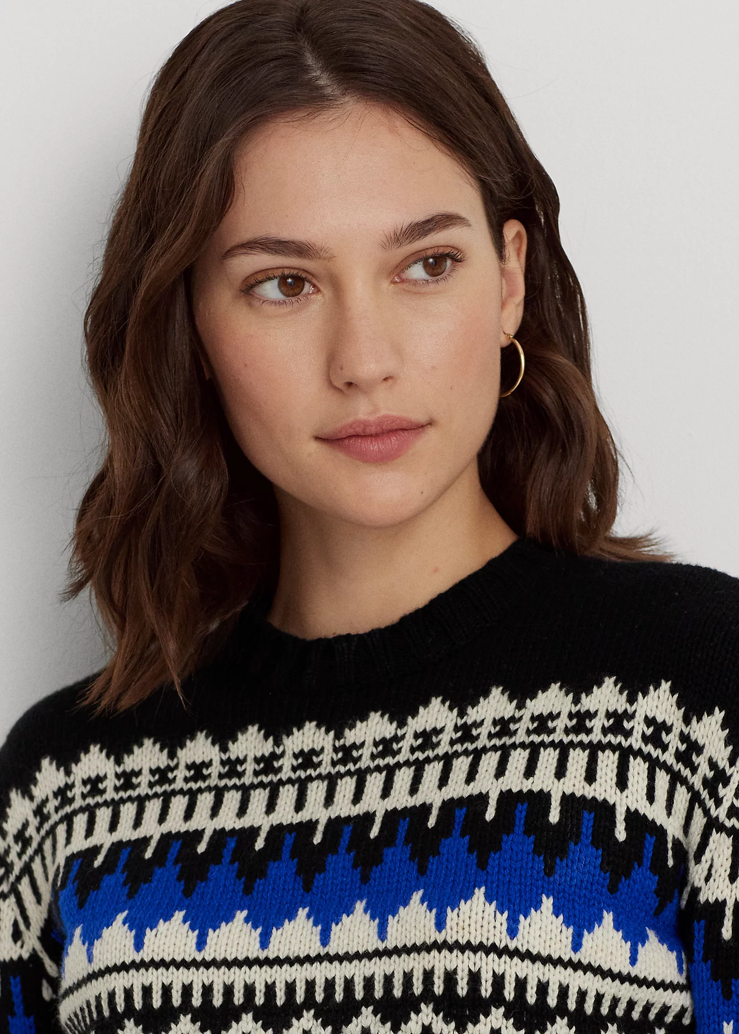 Fair Isle Wool-Blend Crewneck Sweater