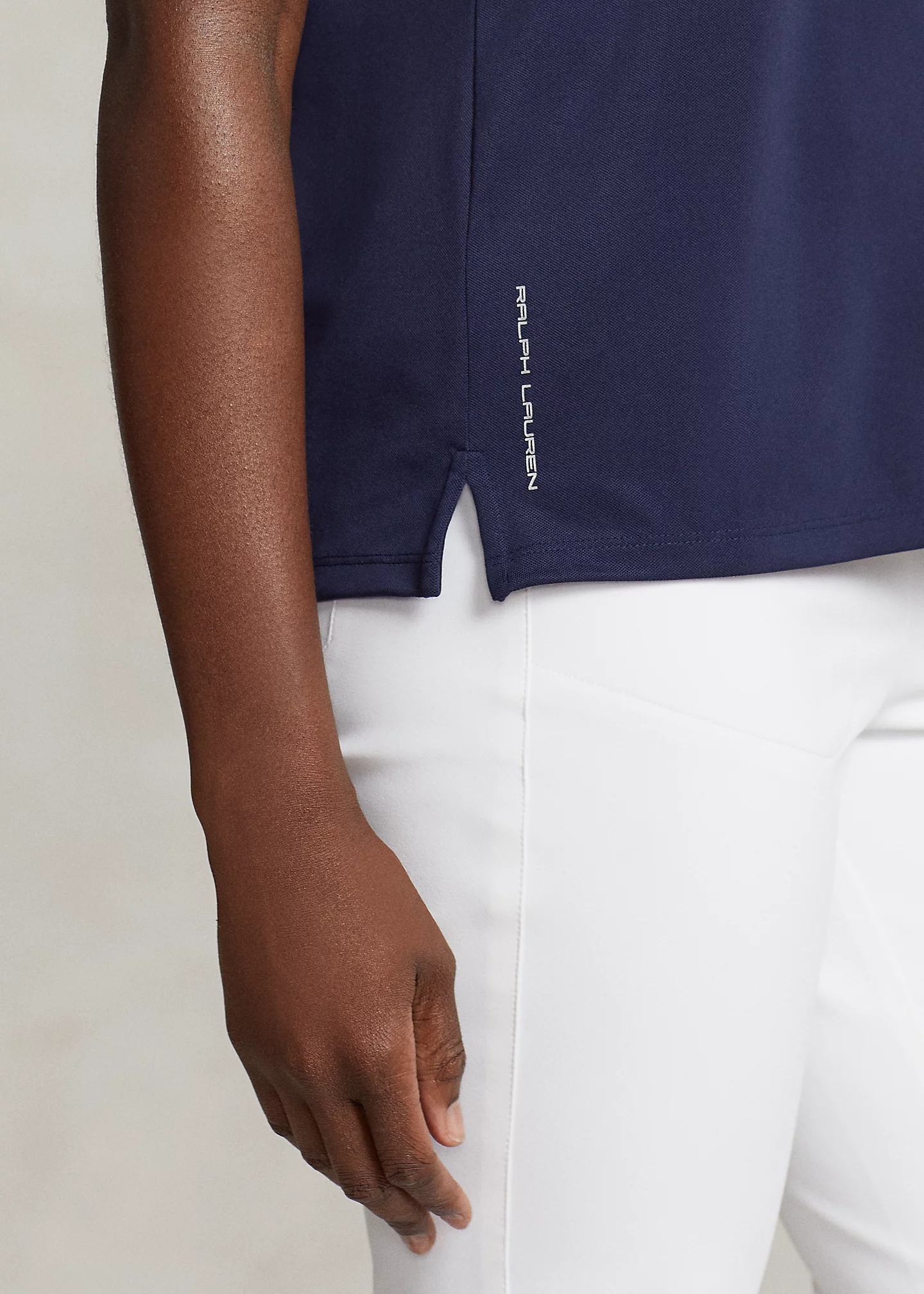 Sleeveless Piqué Polo Shirt