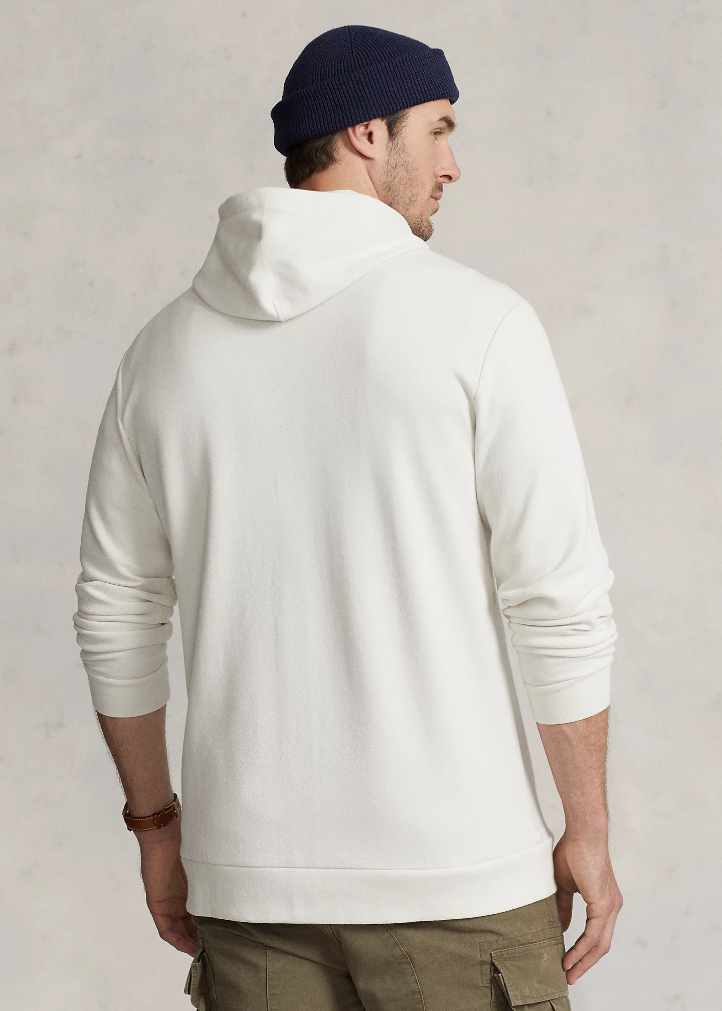 Double-Knit Mesh Full-Zip Hoodie
